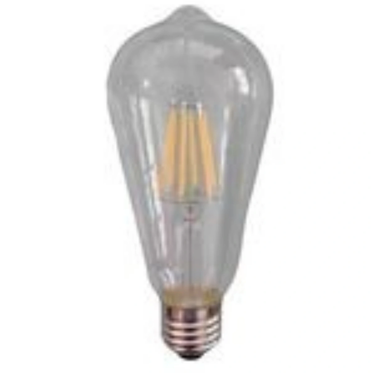 LED Filament Λάμπα Αβοκάντο ST64 E27 230V 6W θερμό λευκό