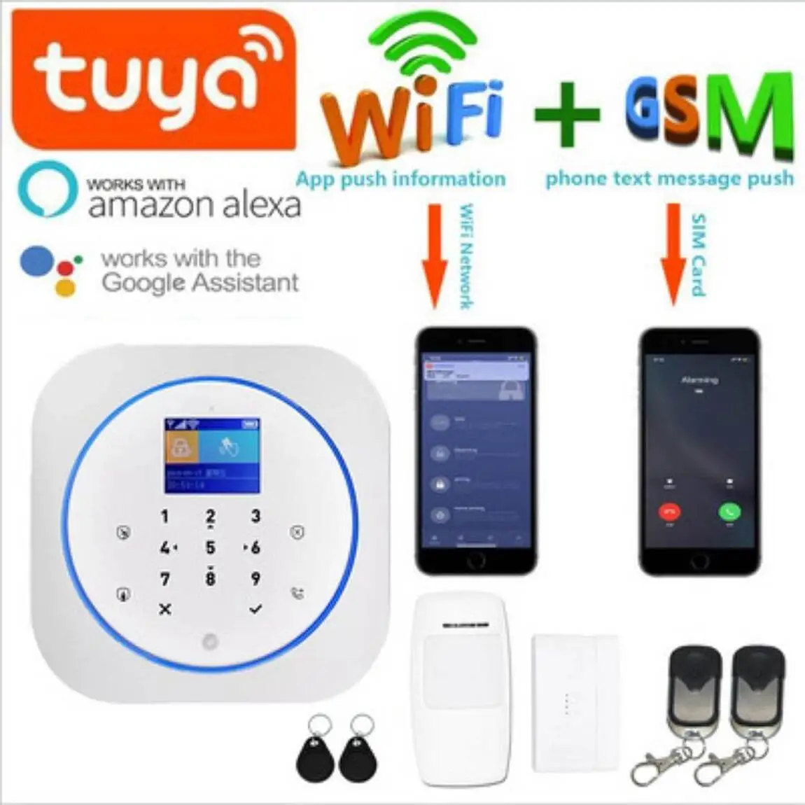 Ασύρματος συναγερμός wifi Smart Home Alarm Security System WiFi