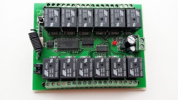 Ασύρματος δέκτης 12 εντολών 12Volt 12 κανάλια