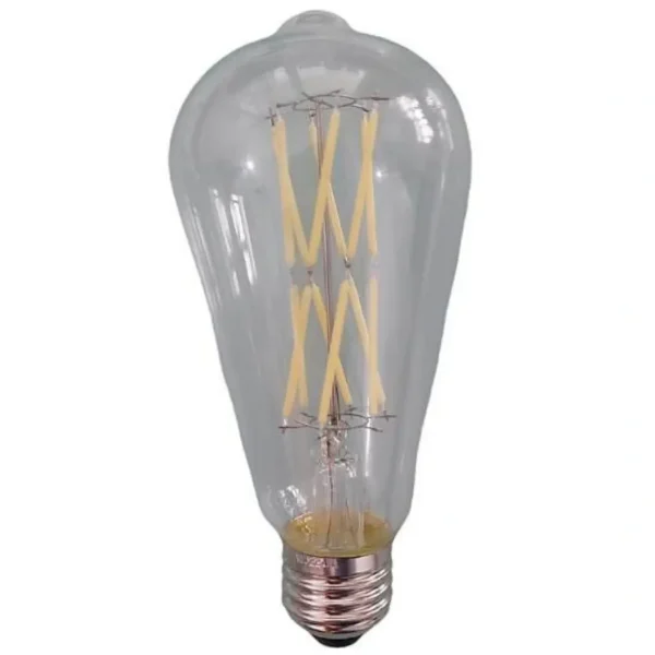 LED Filament Λάμπα Αβοκάντο ST64 E27 230V 12W ψυχρό λευκό, Dimmable