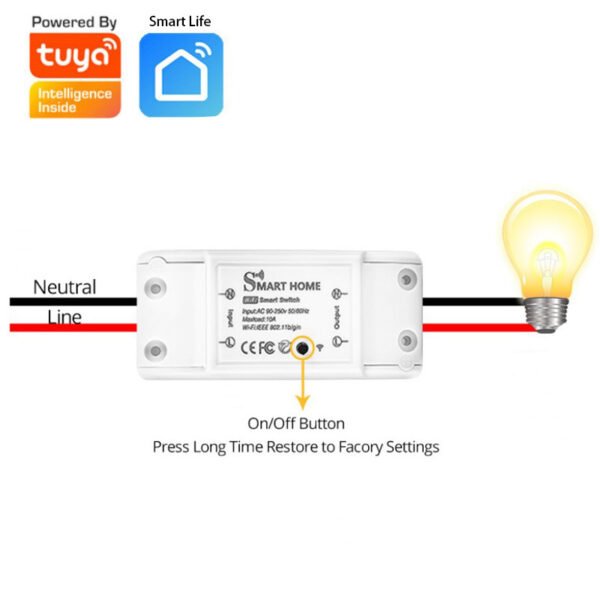 ΑΣΥΡΜΑΤΟΣ ΔΙΑΚΟΠΤΗΣ on/off WIFI - TUYA 220V - Image 13