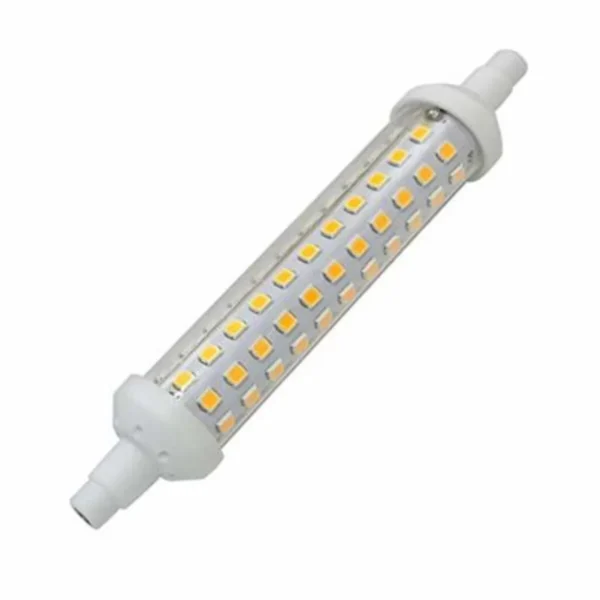 Λαμπτήρας led για προβολείς ιωδίνης R7s 118mm 9W 6000k ψυχρό λευκό φως δέσμης 360°