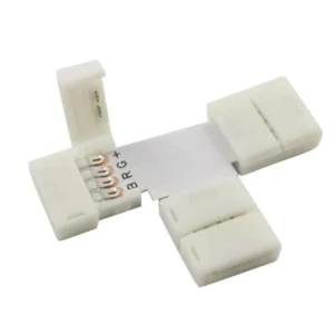 Set κονέκτορας σε σχήμα Τ για ταινία LED RGB