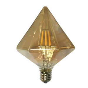 Λάμπα διακοσμητική Filament Κεχριμπάρι Led 6W E27 Dimmable κρύσταλλος