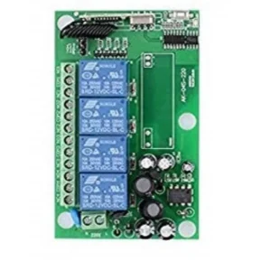 Ασύρματος δέκτης 220V 4 κανάλια