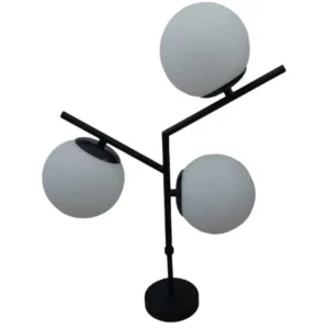 Επιτραπέζιο φωτιστικό – πορτατίφ με 3 λάμπες G9 σε μαύρο χρώμα Serenity 20