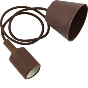 Κρεμαστό φωτιστικό οροφής E27 καφέ