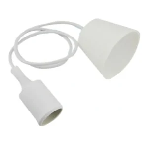 Κρεμαστό φωτιστικό οροφής E27 λευκό