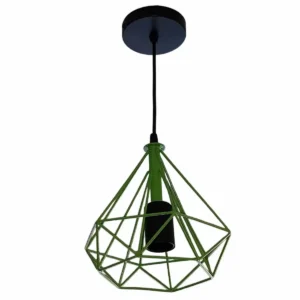 Κρεμαστό φωτιστικό οροφής διαμάντι σε πράσινο χρώμα 20cm Ε27 CICLIOGREEN1200 Nitorio 65