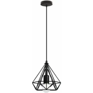 Κρεμαστό φωτιστικό οροφής μονό διαμάντι 20cm από σίδερο E27 C10 CICLIO1200 Nitorio 35