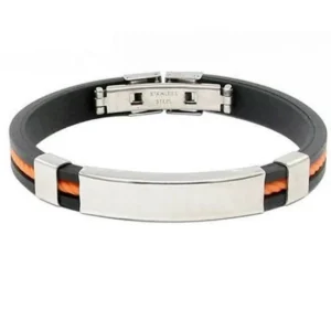 Μοντέρνο ανδρικό βραχιόλι από ανοξείδωτο μέταλλο stainless steel AST5