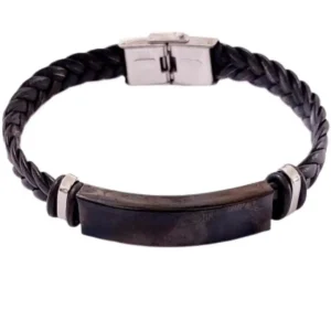 Μοντέρνο ανδρικό βραχιόλι από ανοξείδωτο μέταλλο stainless steel AST7