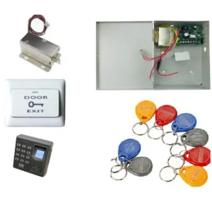 Σετ ηλεκτρομαγνητικής κλειδαριάς με μικρή ηλεκτρομαγνητική κλειδαριά και πληκτρολόγιο με δακτυλικό αποτύπωμα