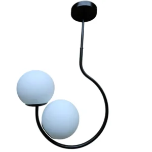 Κρεμαστό φωτιστικό οροφής με 2 μπάλες και λάμπες g9 serenity 57