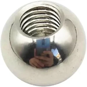 Εξάρτημα φωτιστικών τερματικό ροζέτας σε ασημί γυαλιστερό χρώμα Μ10