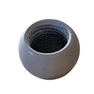 Εξάρτημα φωτιστικών τερματικό ροζέτας σε λευκό χρώμα Μ10