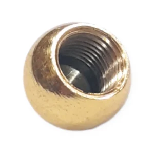 Εξάρτημα φωτιστικών τερματικό ροζέτας σε χρυσό ματ χρώμα Μ10