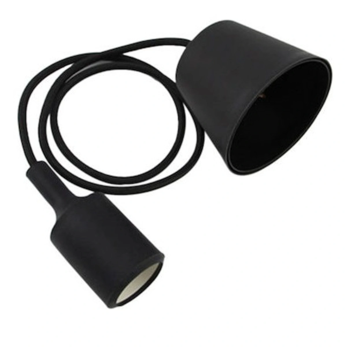 Κρεμαστό φωτιστικό οροφής E27 μαύρο