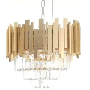 Κρεμαστό φωτιστικό οροφής με κρύσταλλο Crystal gold 2