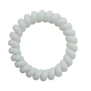 Λαστιχάκι μαλλιών 1 τεμάχιο λευκό πάγου