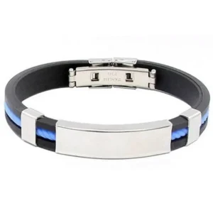 Μοντέρνο ανδρικό βραχιόλι από ανοξείδωτο μέταλλο stainless steel AST6