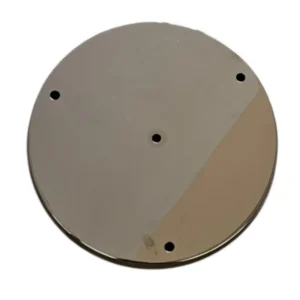 Ροζέτα για κρεμαστά φωτιστικά στρογγυλή 30cm με 3 τρύπες σε ασημί χρώμα