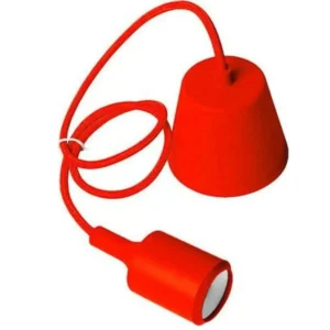 Κρεμαστό φωτιστικό οροφής E27 κόκκινο